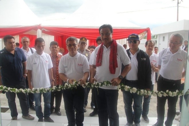 Dir NIT Telin and EGM PND Telkom Inaugurated CLS SEA-US Building