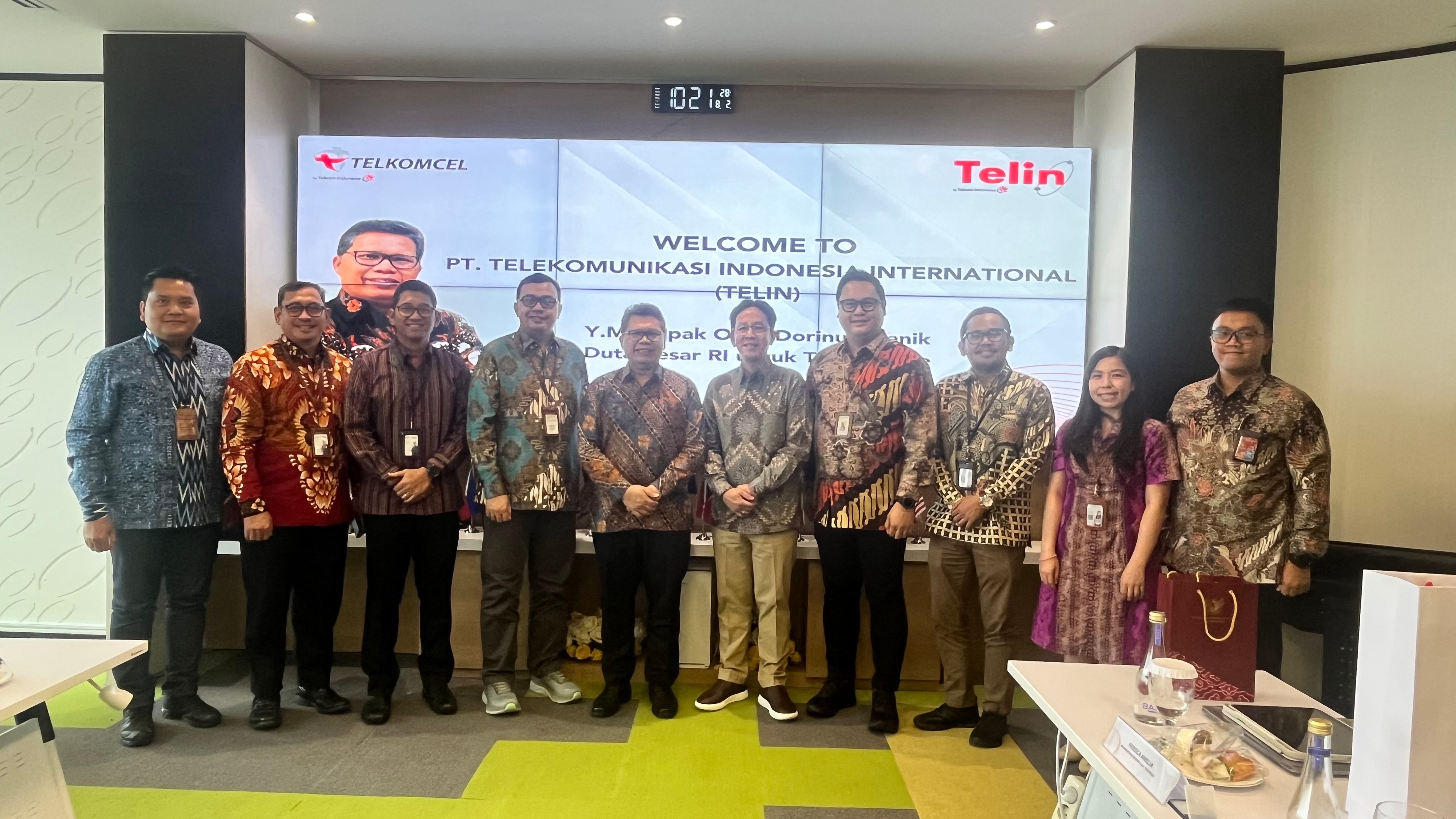 Indonesian Ambassador for Timor-Leste Visits Telin Office, Boosting Indonesia-Timor-Leste Cooperation