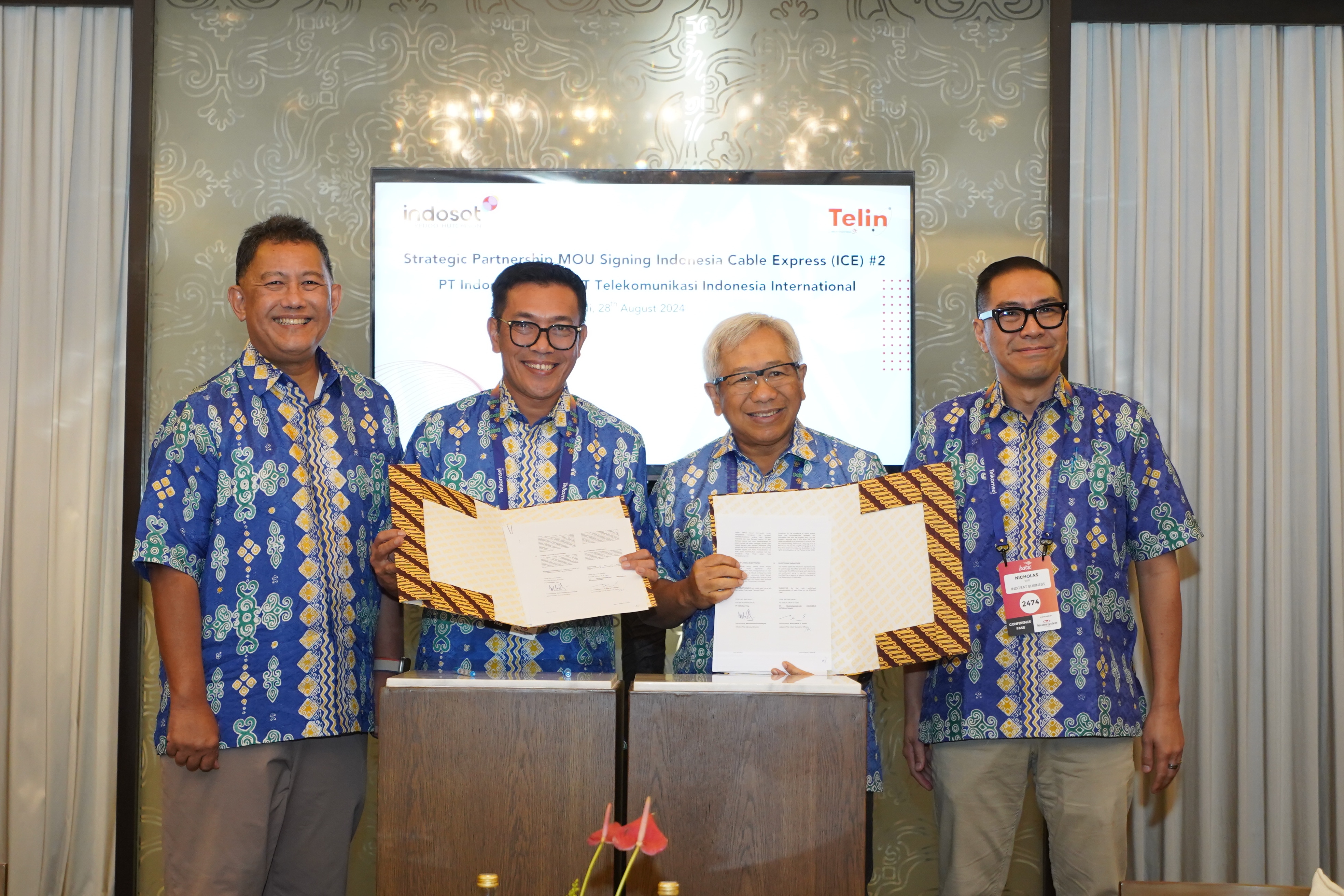 Telin and Indosat Ooredoo Hutchison Partner to Develop the Indonesia Cable System Express 2 (ICE System 2)