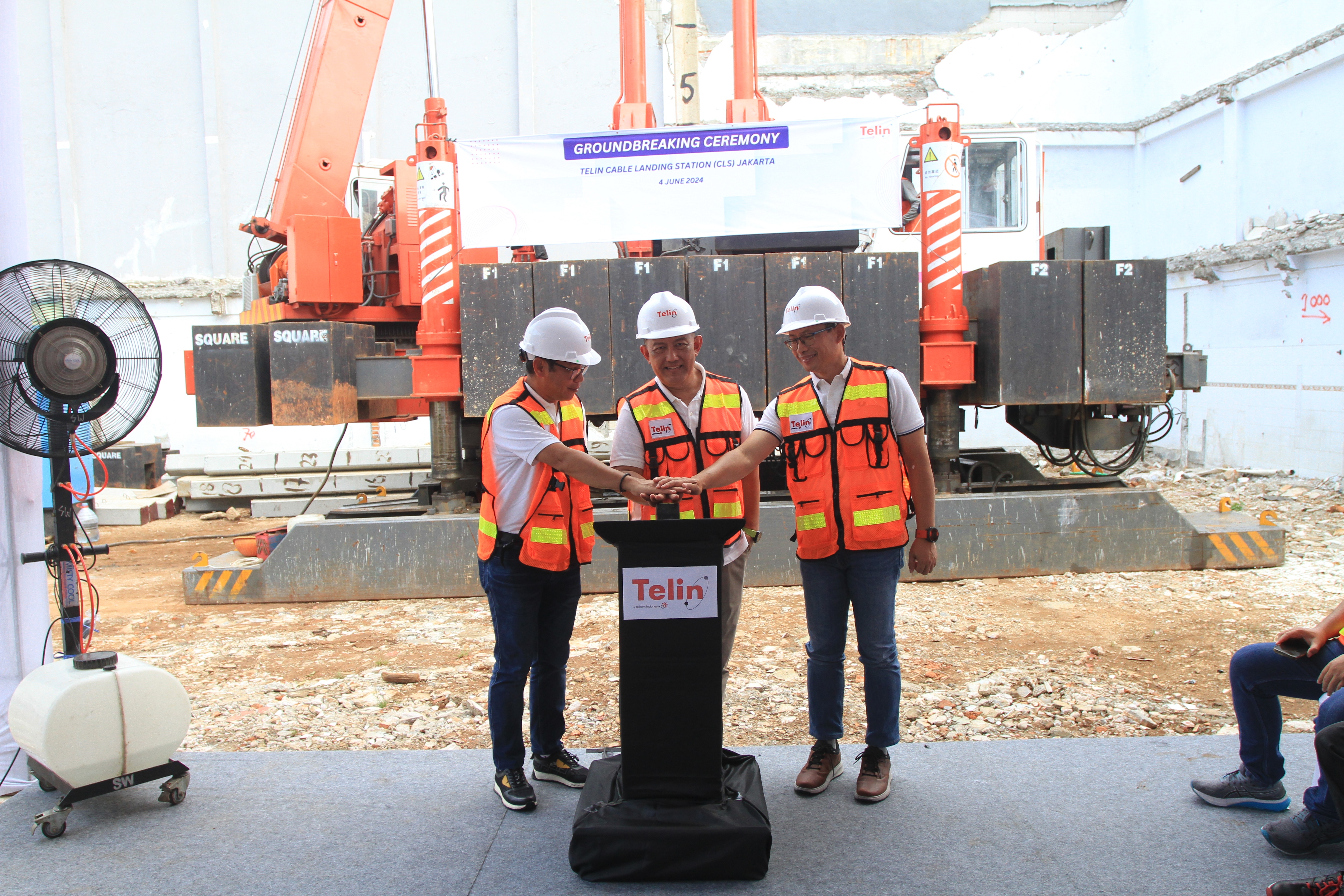 Telin Cable Landing Station (CLS) Jakarta Groundbreaking Ceremony